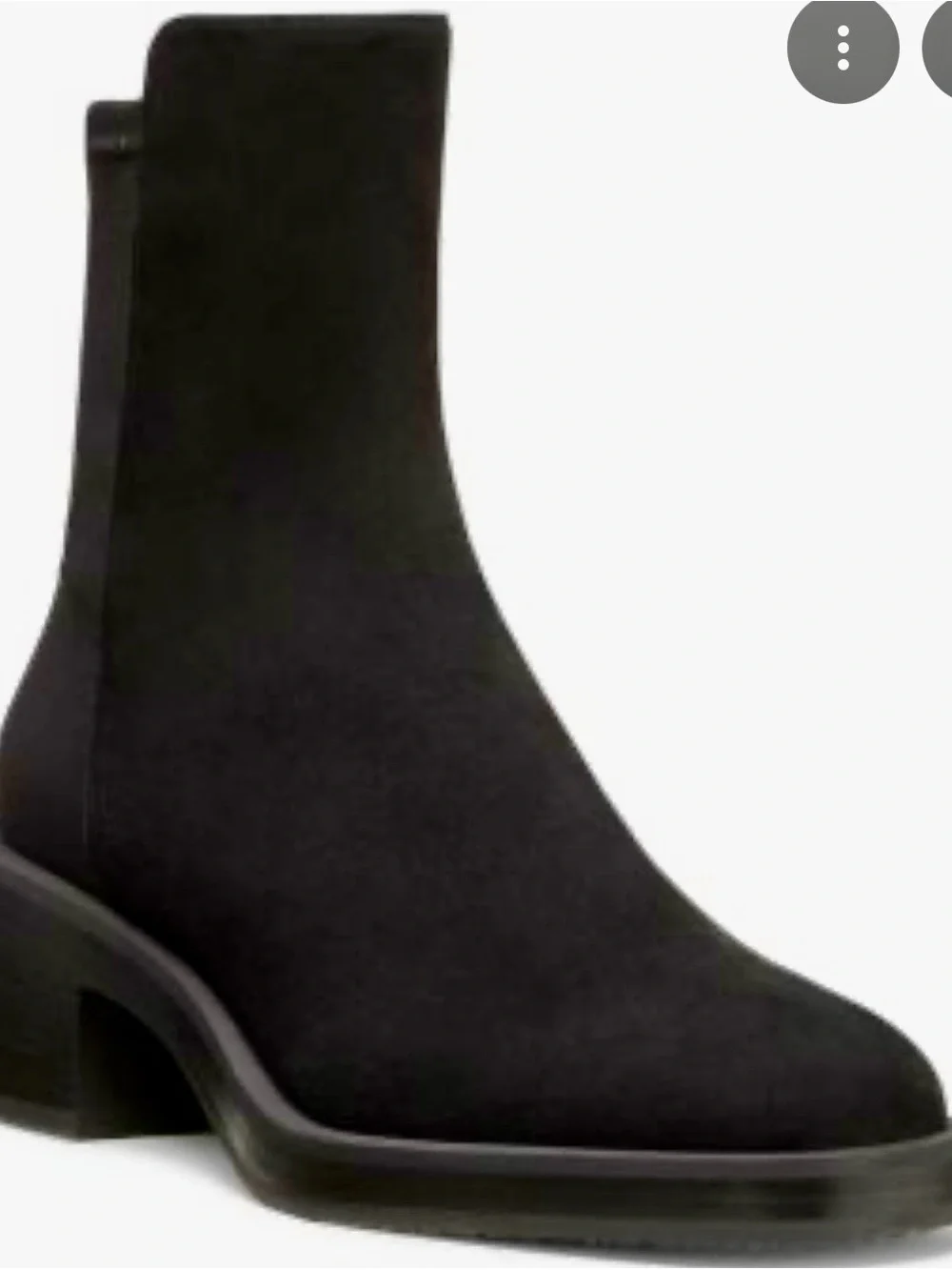 Stuart Weitzman Kaia 5050 Classic Women's Black Chelsea Ankle Boots